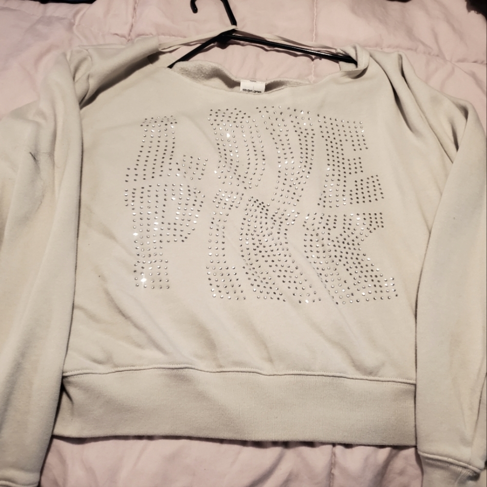 Victoria secret crop hoodie